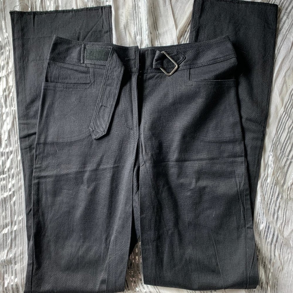 Le Chateau black dress pants size 7 with buckle